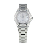 Tag Heuer Aquaracer Diamonds Mother of Pearl White Dial Silver Steel Strap Watch for Women - WBD131C.BA0748 Buy Now By Tag Heuer