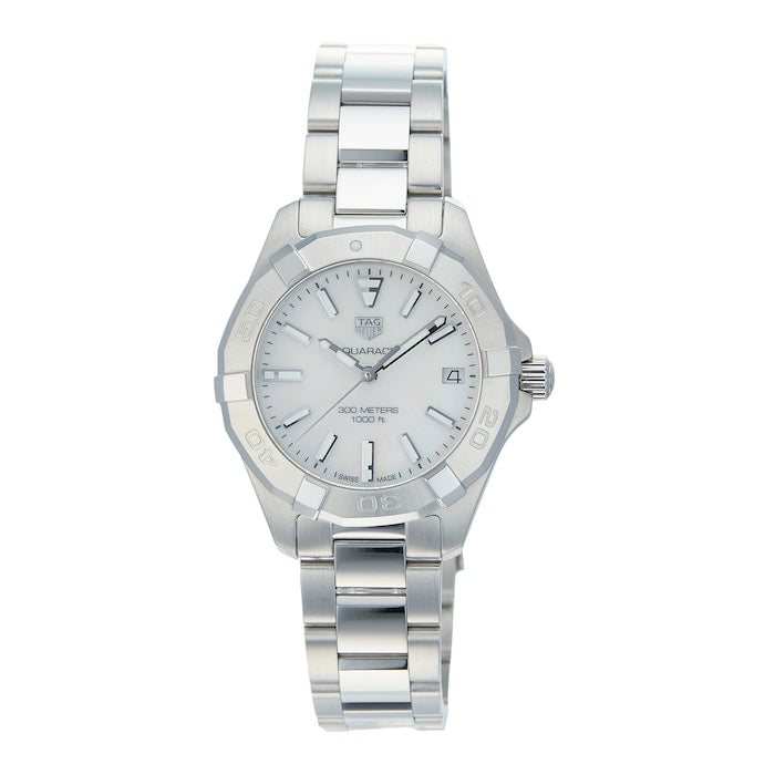 Tag Heuer Aquaracer White Mother of Pearl Dial Watch for Women - WBD1311.BA0740 Buy Now By Tag Heuer