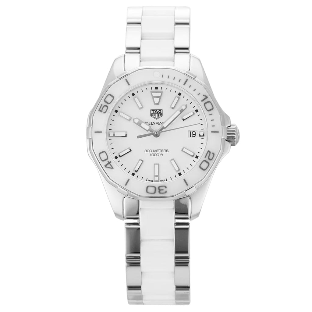 Tag Heuer Aquaracer White Dial Watch for Women - WAY131B.BA0914 Buy Now By Tag Heuer