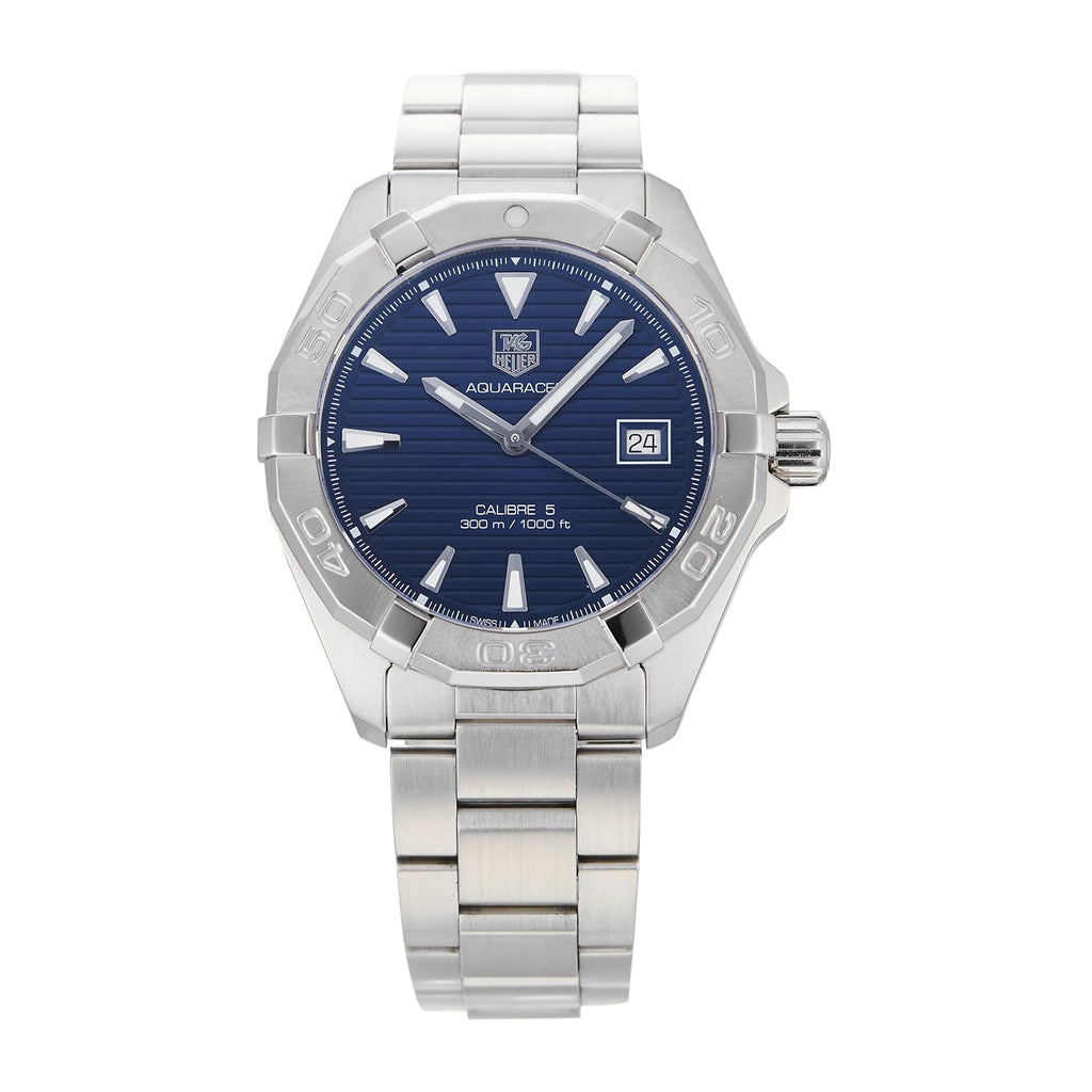 Tag Heuer Aquaracer Automatic Blue Dial Silver Steel Strap Watch for Men - WAY2112.BA0928 Buy Now By Tag Heuer