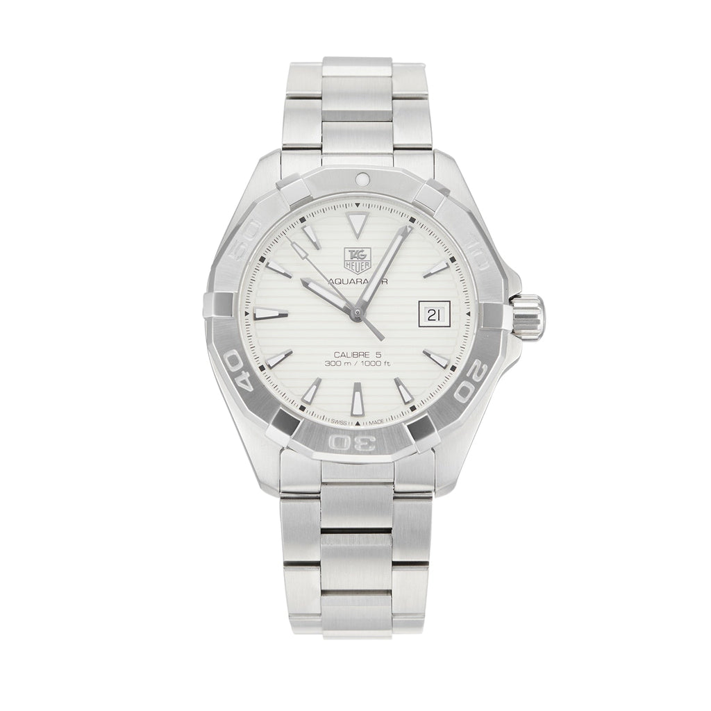 Tag Heuer Aquaracer White Dial Watch for Men - WAY2111.BA0928 Buy Now By Tag Heuer