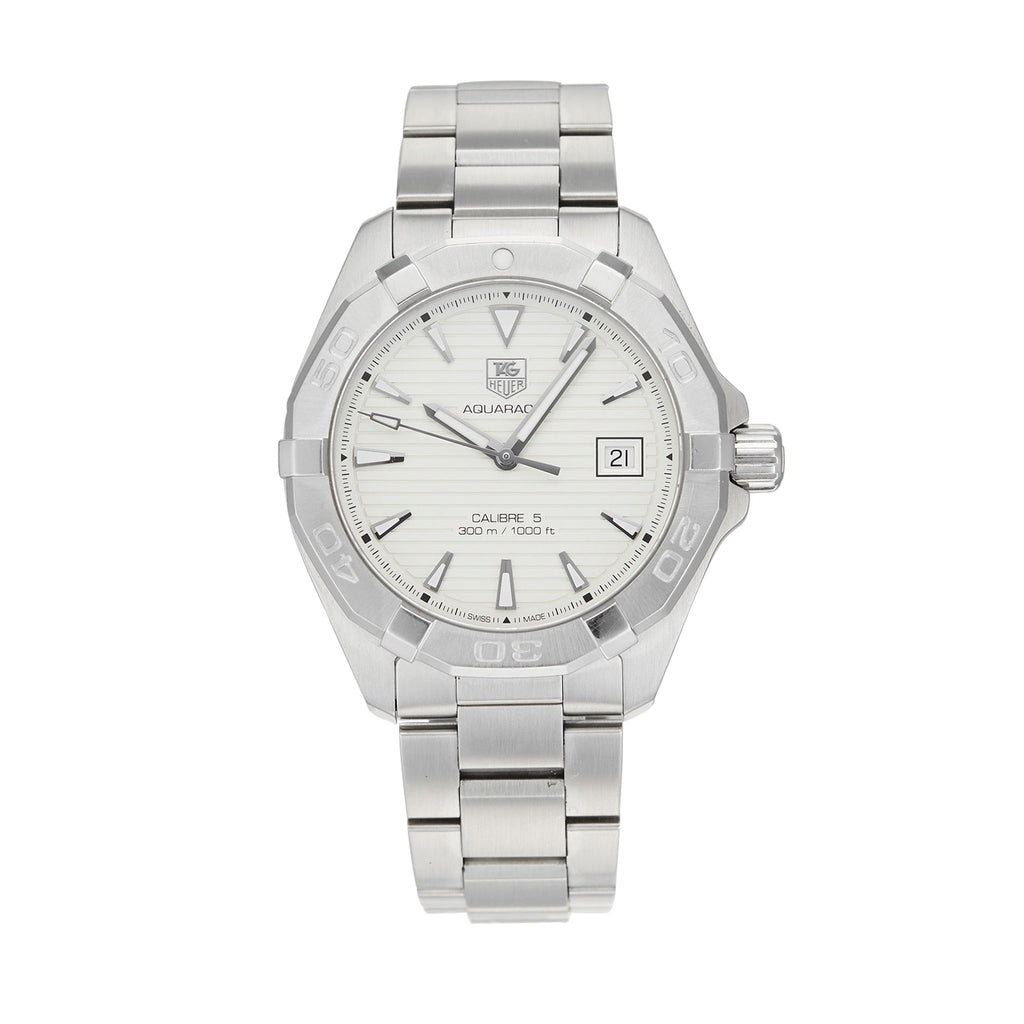 Tag Heuer Aquaracer White Dial Watch for Men - WAY2111.BA0928 Buy Now By Tag Heuer