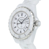 Chanel J12 Ceramic White Dial White Steel Strap Watch for Women - J12 H0968 Buy Now By Chanel