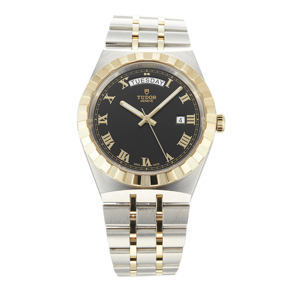 Tudor Royal Automatic Black Dial Two Tone Steel Strap Watch for Men - M28603-0003 Buy Now By Tudor