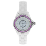 Chanel J12 Quartz Diamonds Mother of Pearl White Dial White Steel Strap Watch for Women - J12 H3243 Buy Now By Chanel