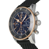 Breitling Superocean Heritage Chronograph 44 Black Dial Black Mesh Bracelet Watch for Men - U13313121B1S1 Buy Now By Breitling
