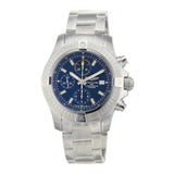 Breitling Avenger Chronograph 45mm Blue Dial Silver Steel Strap Watch for Men - A13317101C1A1 Buy Now By Breitling