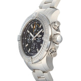 Breitling Avenger Chronograph 45mm Black Dial Silver Steel Strap Watch for Men - A13317101B1A1 Buy Now By Breitling