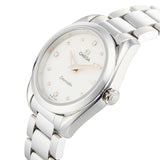 Omega Seamaster Aqua Terra Quartz Diamond Silver Dial Silver Steel Strap Watch for Women - 220.10.28.60.54.001 Buy Now By Omega
