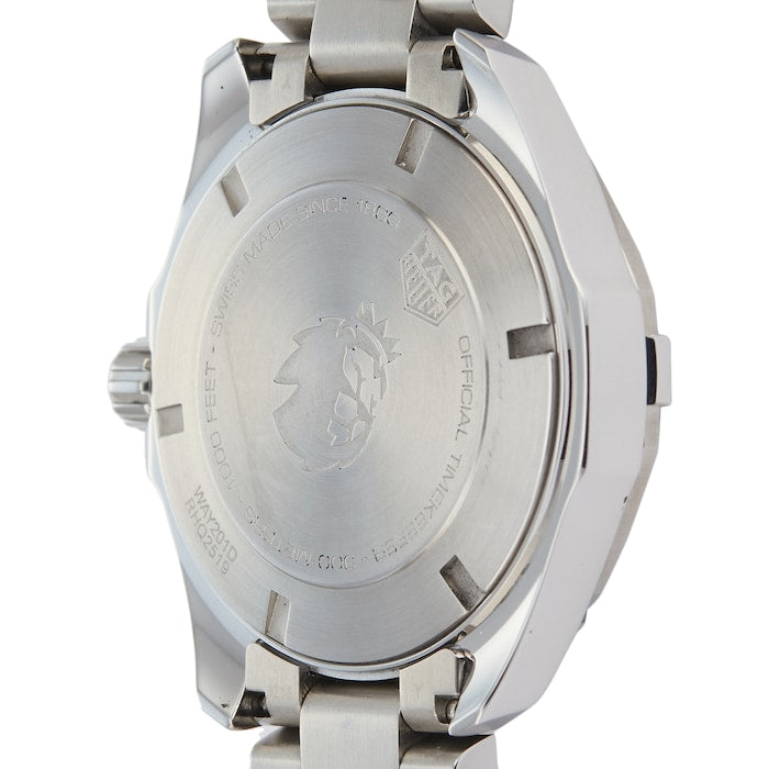 Tag Heuer Aquaracer Calibre 5 Premiere League Edition Black Dial Silver Stainless Steel Watch for Men - WAY201D.BA0927 Buy Now By Tag Heuer