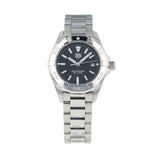 Tag Heuer Aquaracer Quartz Black Dial Silver Steel Strap Watch for Women - WBD1410.BA0741 Buy Now By Tag Heuer