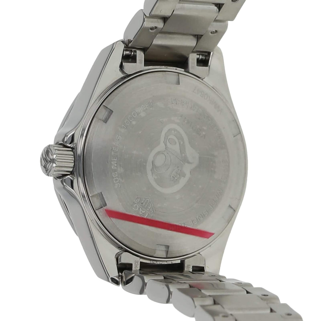 Tag Heuer Aquaracer Quartz Mother of Pearl White Dial Silver Steel Strap Watch for Women - WBD1411.BA0741 Buy Now By Tag Heuer