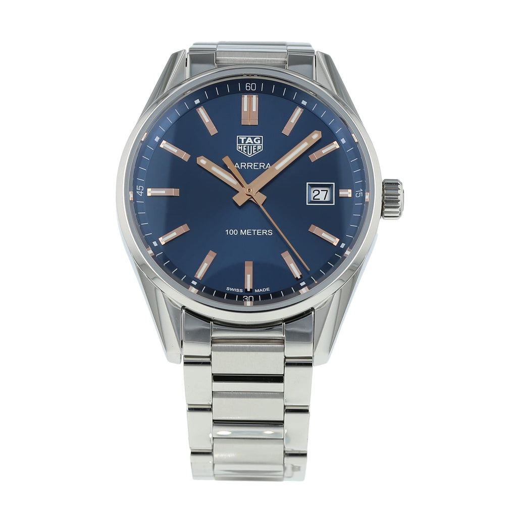 Tag Heuer Carrera Quartz Blue Dial Silver Steel Strap Watch for Women - WAR1112.BA0601 Buy Now By Tag Heuer