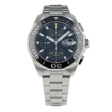 Tag Heuer Aquaracer Calibre 16 Day-Date Black Dial Silver Steel Strap Watch for Men - CAY211A.BA0927 Buy Now By Tag Heuer