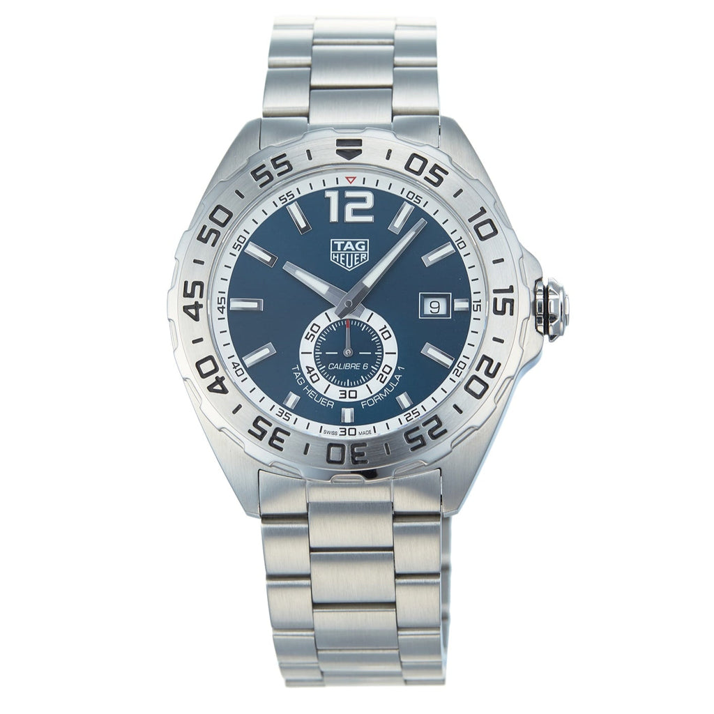 Tag Heuer Formula 1 Calibre 6 Automatic Blue Dial Silver Steel Strap Watch for Men - WAZ2014.BA0842 Buy Now By Tag Heuer