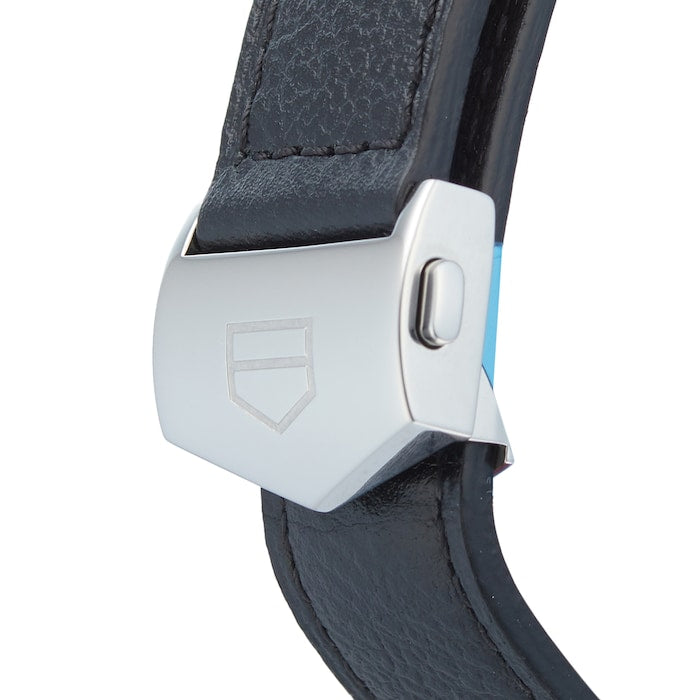 Tag Heuer Carrera Muhammad Ali Calibre 5 Black Dial Black Leather Strap Watch for Men - WAR2A11.FC6337 Buy Now By Tag Heuer