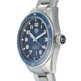 Tag Heuer Autavia Automatic Blue Dial Silver Steel Strap Watch for Men - WBE5116.EB0173 Buy Now By Tag Heuer