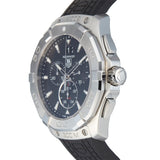 Tag Heuer Aquaracer Chronograph Black Dial Black Rubber Strap Watch for Men - CAY1110.FT6041 Buy Now By Tag Heuer