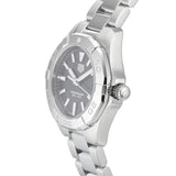 Tag Heuer Aquaracer Quartz Black Dial Silver Steel Strap Watch for Women - WBD1410.BA0741 Buy Now By Tag Heuer