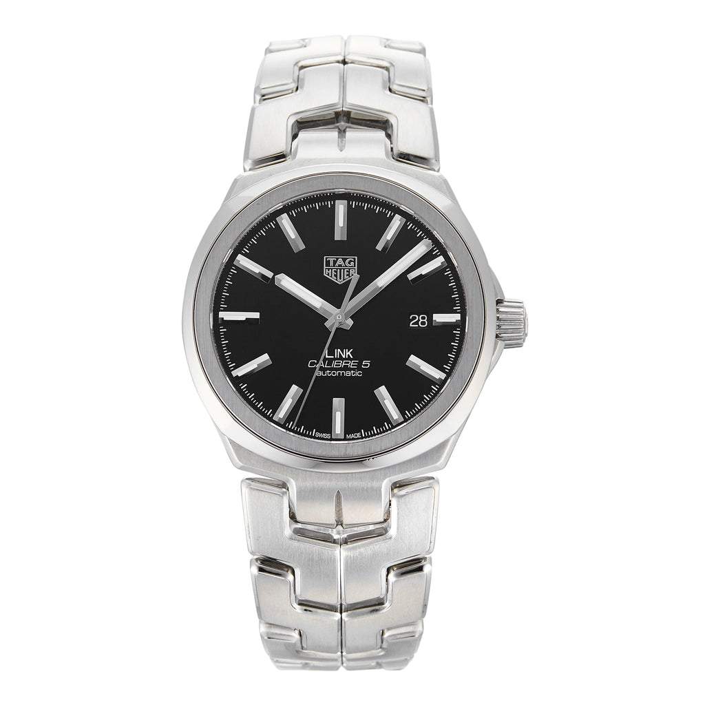 Tag Heuer Link Quartz Black Dial Silver Steel Strap Watch for Women - WBC2110.BA0603 Buy Now By Tag Heuer