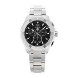 Tag Heuer Aquaracer Chronograph Black Dial Silver Steel Strap Watch for Men - CAY1110.BA0927 Buy Now By Tag Heuer