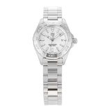 Tag Heuer Aquaracer Quartz Mother of Pearl White Dial Silver Steel Strap Watch for Women - WBD1411.BA0741 Buy Now By Tag Heuer
