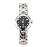 Tag Heuer Link Quartz Diamonds Black Dial Silver Steel Strap Watch for Women - WAT1410.BA0954 Buy Now By Tag Heuer