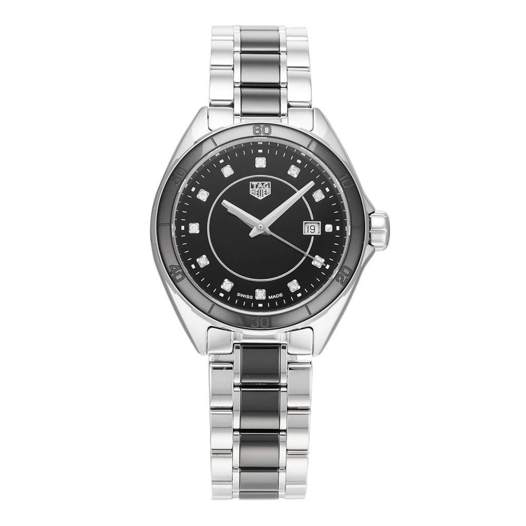 Tag Heuer Formula 1 Diamonds Black Dial Two Tone Steel Strap Watch for Women - WBJ141AB.BA0973 Buy Now By Tag Heuer