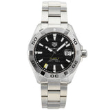 Tag Heuer Aquaracer Automatic Caliber 5 Black Dial Silver Steel Strap Watch for Men - WBD2110.BA0928 Buy Now By Tag Heuer