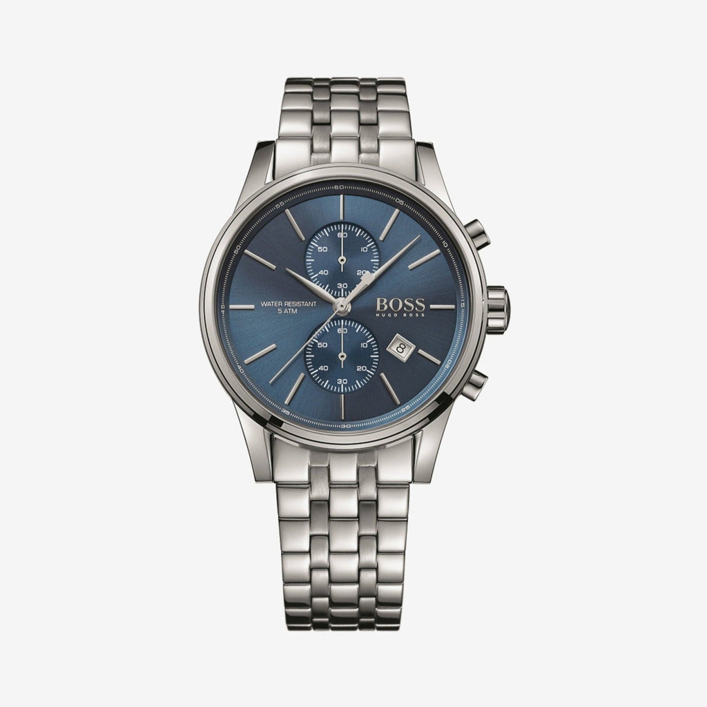 Hugo Boss Jet Blue Dial Silver Steel Strap Watch for Men - 1513384 Buy Now By Hugo Boss