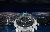 Burberry Utilitarian Chronograph Black Dial Silver Steel Strap Watch For Men - BU9800 Buy Now By Burberry