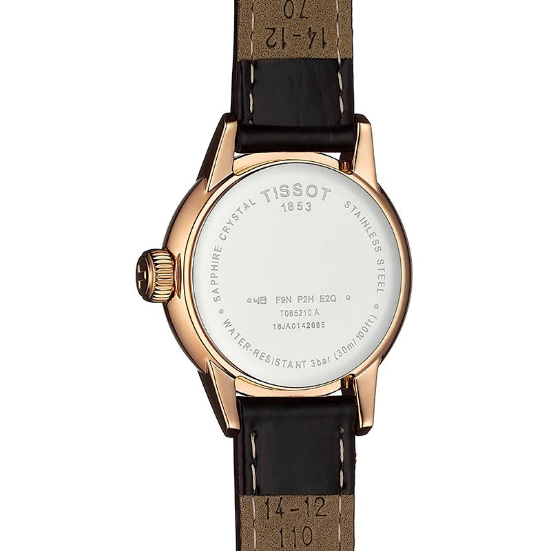 Tissot Carson Lady Steel Quartz Brown Leather Strap Watch For Women - T085.210.36.011.00 Buy Now By Tissot