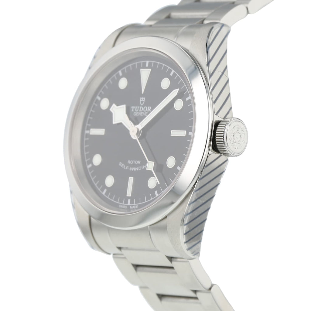 Tudor Black Bay Automatic Black Dial Silver Steel Strap Watch for Men - M79540-0001 Buy Now By Tudor