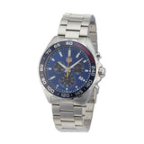 Tag Heuer Formula 1 Red Bull Racing Chronograph Blue Dial Silver Steel Strap Watch for Men - CAZ101AK.BA0842 Buy Now By Tag Heuer