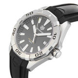 Tag Heuer Aquaracer Quartz Black Dial Black Rubber Strap Watch for Men - WBD1110.FT8021 Buy Now By Tag Heuer