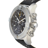 Breitling Avenger Chronograph 45mm Black Dial Black Leather Strap Watch for Men - A13317101B1X1 Buy Now By Breitling