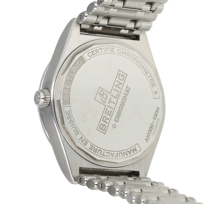 Breitling Chronomat Automatic 36 White Dial Silver Steel Strap Watch for Women - A10380101A2A1 Buy Now By Breitling