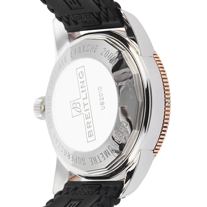 Breitling Superocean Heritage II B20 42mm Black Dial Black Mesh Bracelet Mens Watch - UB2010121B1S1 Buy Now By Breitling