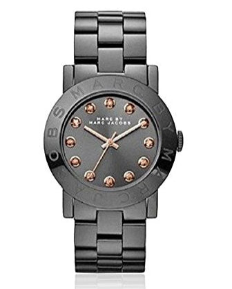 Marc Jacobs Rock Crystal Grey Dial Grey Steel Strap Watch for Women - MBM8596 Buy Now By Marc Jacobs