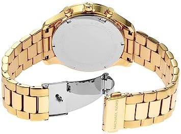 Michael Kors Berkley Chronograph Gold Dial Gold Steel Strap Watch For Women - MK7411 Buy Now By Michael Kors