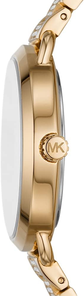 Michael Kors Portia Three-Hand Crystals Gold Dial Gold Steel Strap Watch for Women - MK4602 Buy Now By Michael Kors