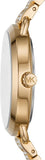 Michael Kors Portia Three-Hand Crystals Gold Dial Gold Steel Strap Watch for Women - MK4602 Buy Now By Michael Kors