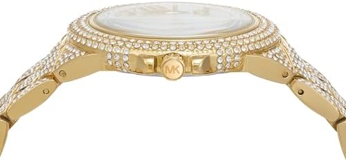 Michael Kors Camille Three-Hand Crystals White Dial Gold Steel Strap Watch for Women - MK4800 Buy Now By Michael Kors