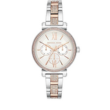 Michael Kors Sofie Chronograph White Dial Two Tone Steel Strap Watch For Women - MK4353 Buy Now By Michael Kors