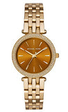 Michael Kors Darci Amber Dial Gold Steel Strap Watch for Women - MK3408 Buy Now By Michael Kors