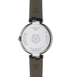 Tissot T Lady Flamingo Mother of Pearl White Dial Black Leather Strap Watch for Women - T094.210.16.111.00 Buy Now By Tissot
