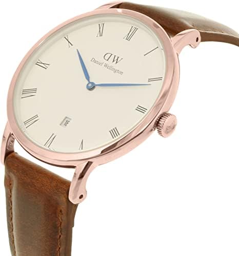 Daniel Wellington Dapper St Mawes White Dial Brown Leather Strap Watch For Men - DW00100083 Buy Now By Daniel Wellington