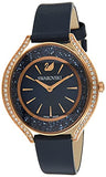 Swarovski Crystalline Aura Blue Dial Blue Leather Strap Watch for Women - 5519447 Buy Now By Swarovski