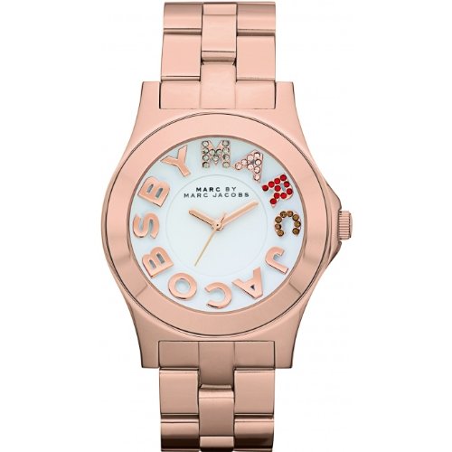 Marc Jacobs Rivera White Dial Rose Gold Steel Strap Watch for Women - MBM3138 Buy Now By Marc Jacobs