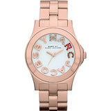 Marc Jacobs Rivera White Dial Rose Gold Steel Strap Watch for Women - MBM3138 Buy Now By Marc Jacobs
